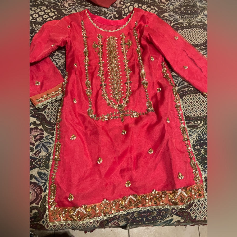 Organza hand made  dress for toddler